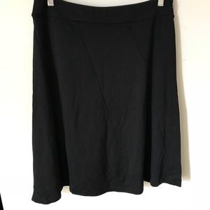 Ann Taylor Midi Black Skirt